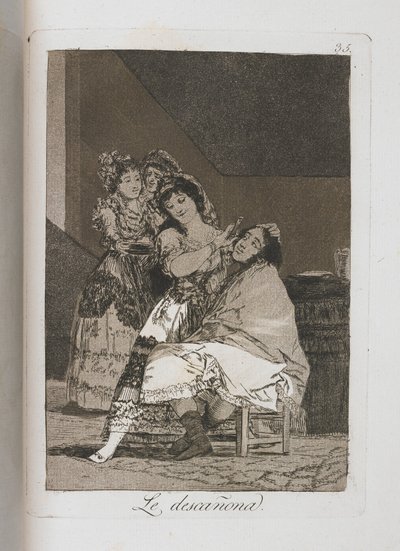 Planche de Los Caprichos, 1797-1798 - Francisco de Goya